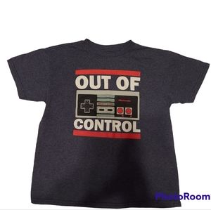 Nintendo Graphic T Shirt Size Small Boys Blue Video Game Short Sleeve